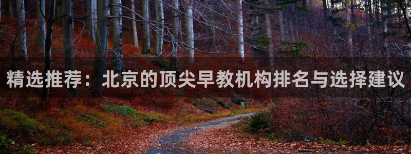 恒行娱乐招收点赞5ll533主管：精选推荐：北京的顶尖早教机构排名与选择建议