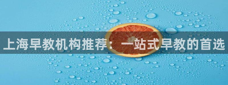 恒行2吕74OOO5:上海早教机构推荐:一站式早教的首选