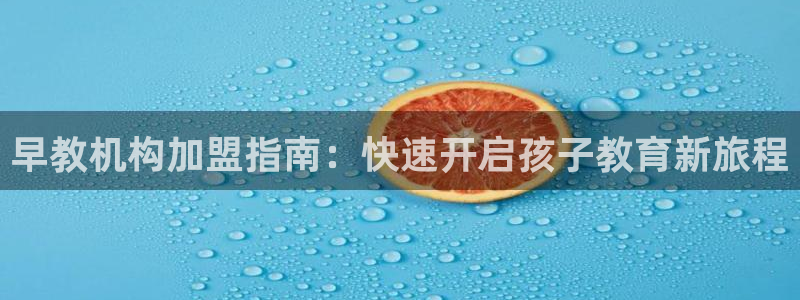 恒行娱乐吕74OOO5：早教机构加盟指南：快速开启孩子教育新旅程