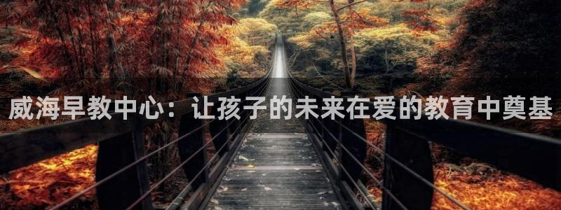恒行登录老大6ll5l典型：威海早教中心：让孩子的未来在爱的教育中奠基