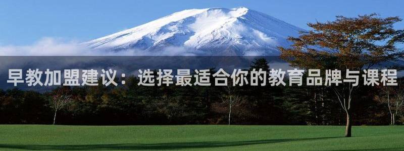 恒在5行中代表什么数字：早教加盟建议：选择最适合你的教育品牌与课程