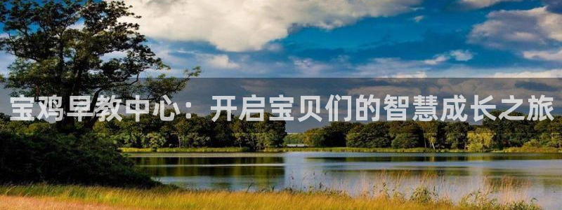 恒行2尤74OOO5：宝鸡早教中心：开启宝贝们的智慧成长之旅