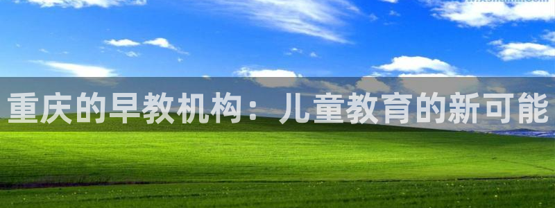 恒行主管首问6ll5l：重庆的早教机构：儿童教育的新可能